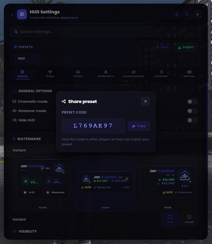 HUD Escrowed [ESX, QB, QBOX, STANDALONE]