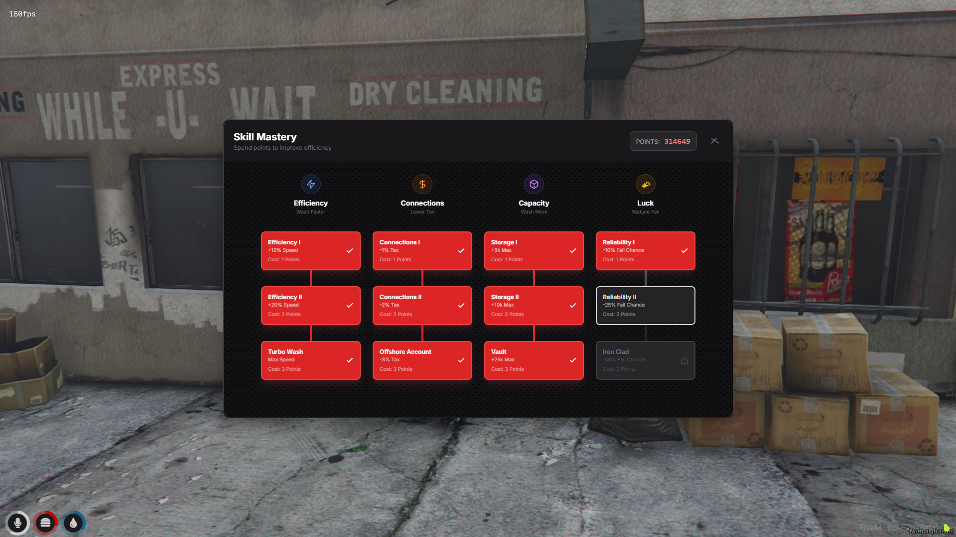 [Money Wash (Red Theme)] QB-CORE QBOX ESX {fa-solid fa-unlock Open Source}
