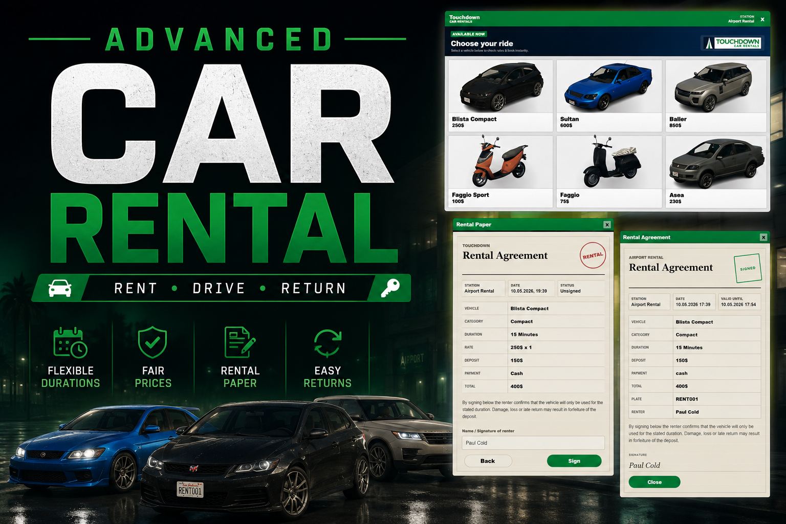 Advanced Car Rental