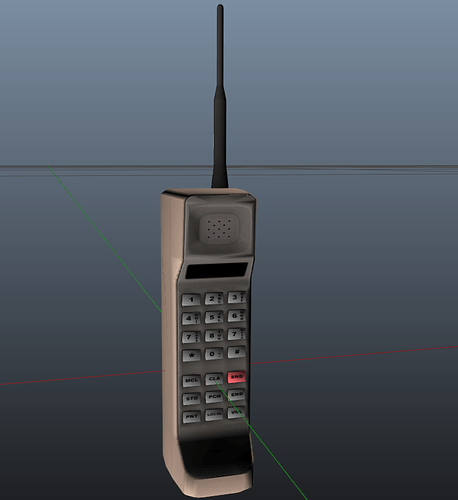 Brick Phone Prop