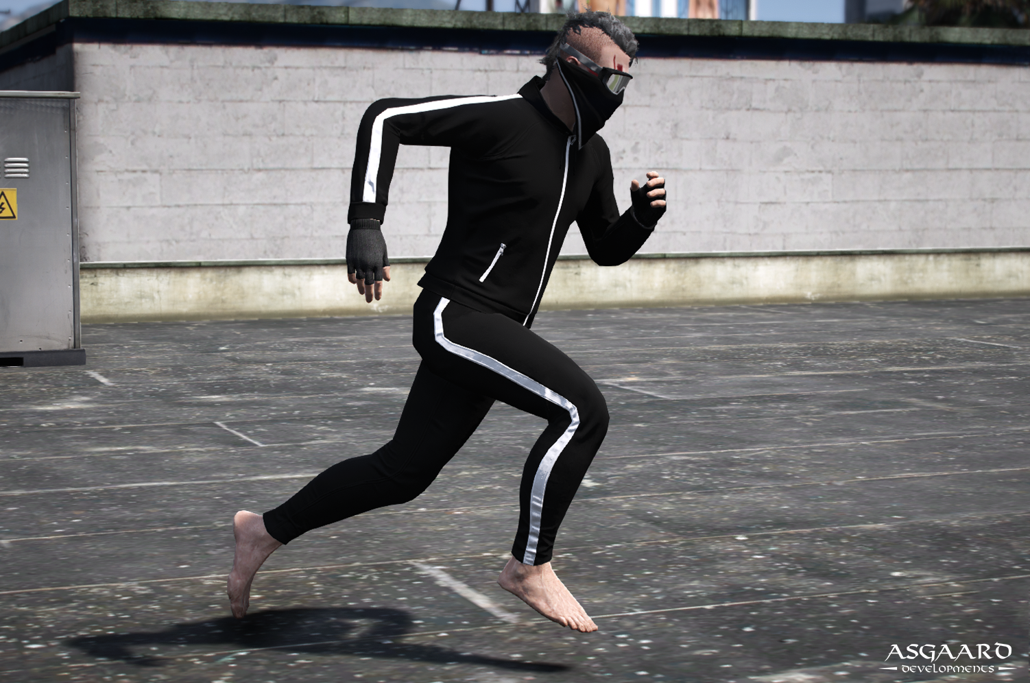 Colourful Tracksuits & Masks