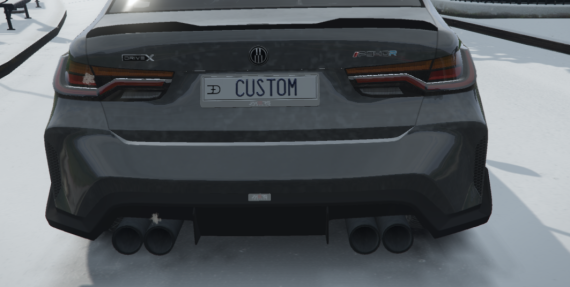 Custom License plate