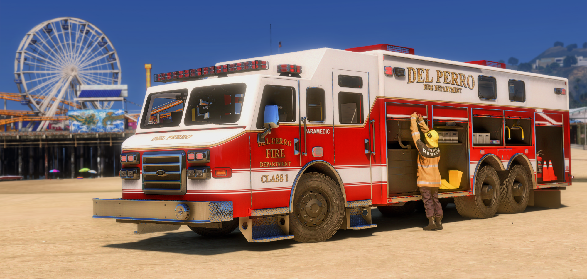 Spear Impulse Rescue Walk-In Fire Truck