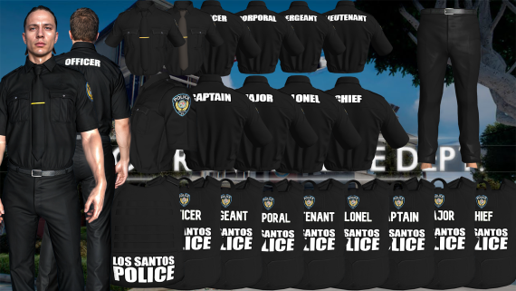 LSPD Shirts With Tie v2 [M+F]
