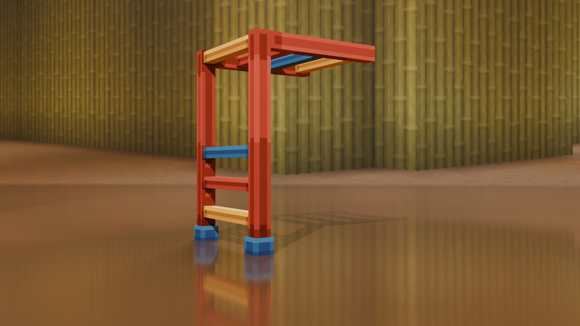 Monkey Bars, Right — cosmetic Furniture v2 item on the NovaVoid Cat Civilization Minecraft server