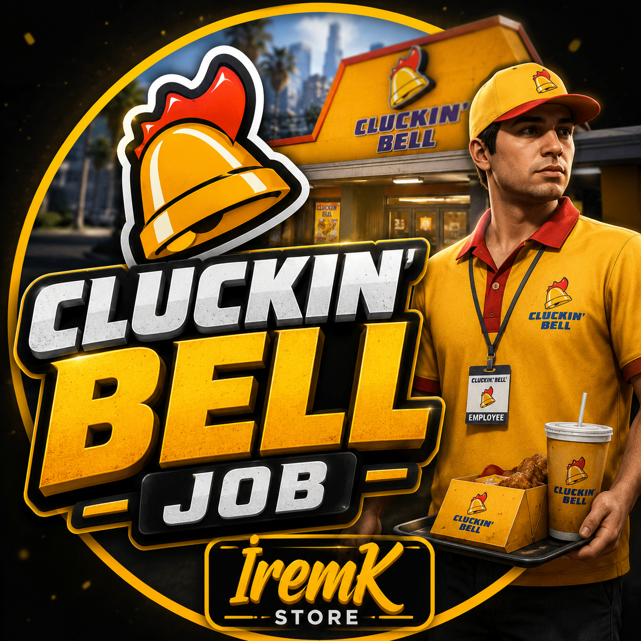 İremK - Cluckin' Bell Job │QBX-QBCORE│