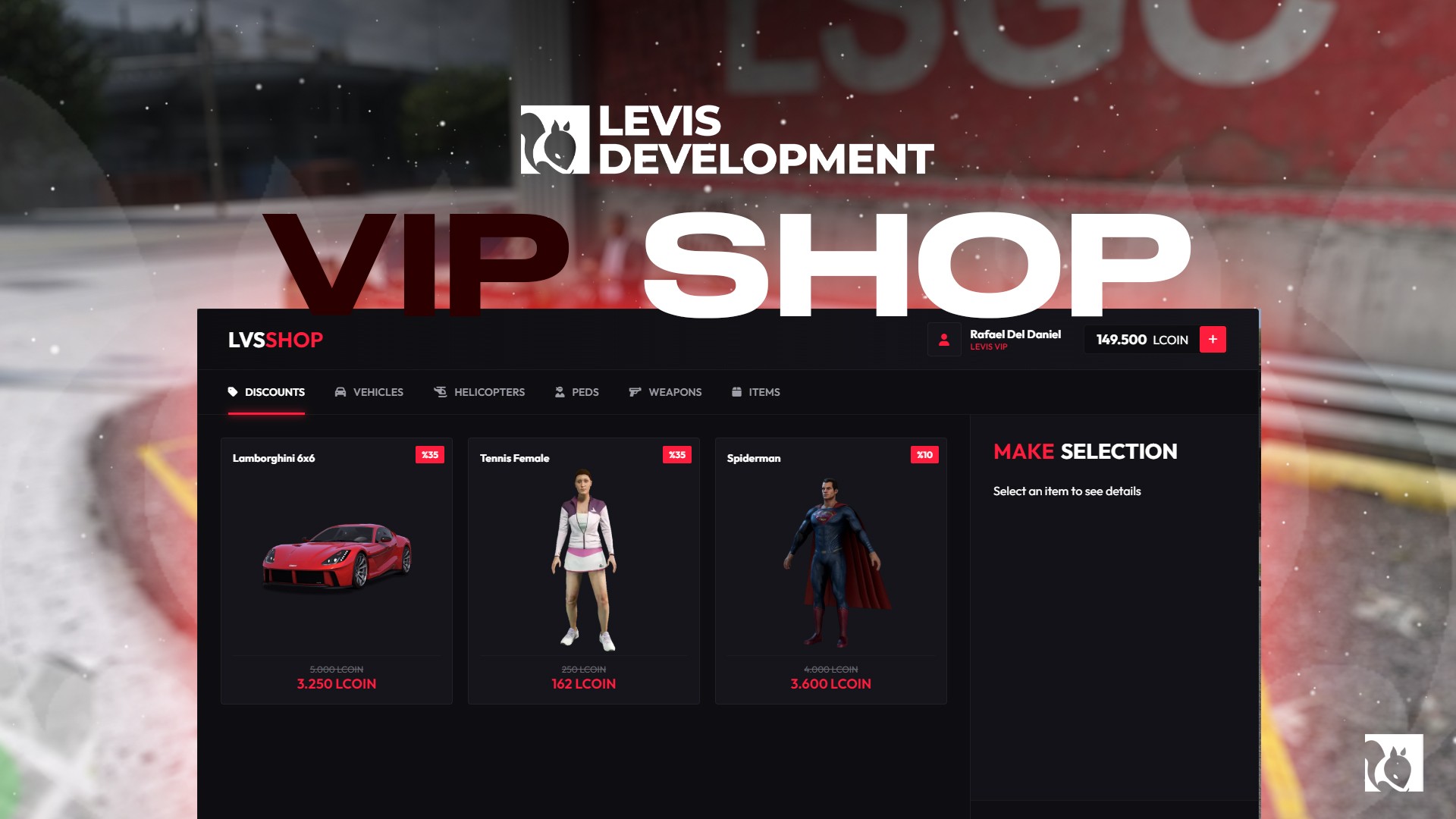 Advanced VIP Shop & Market