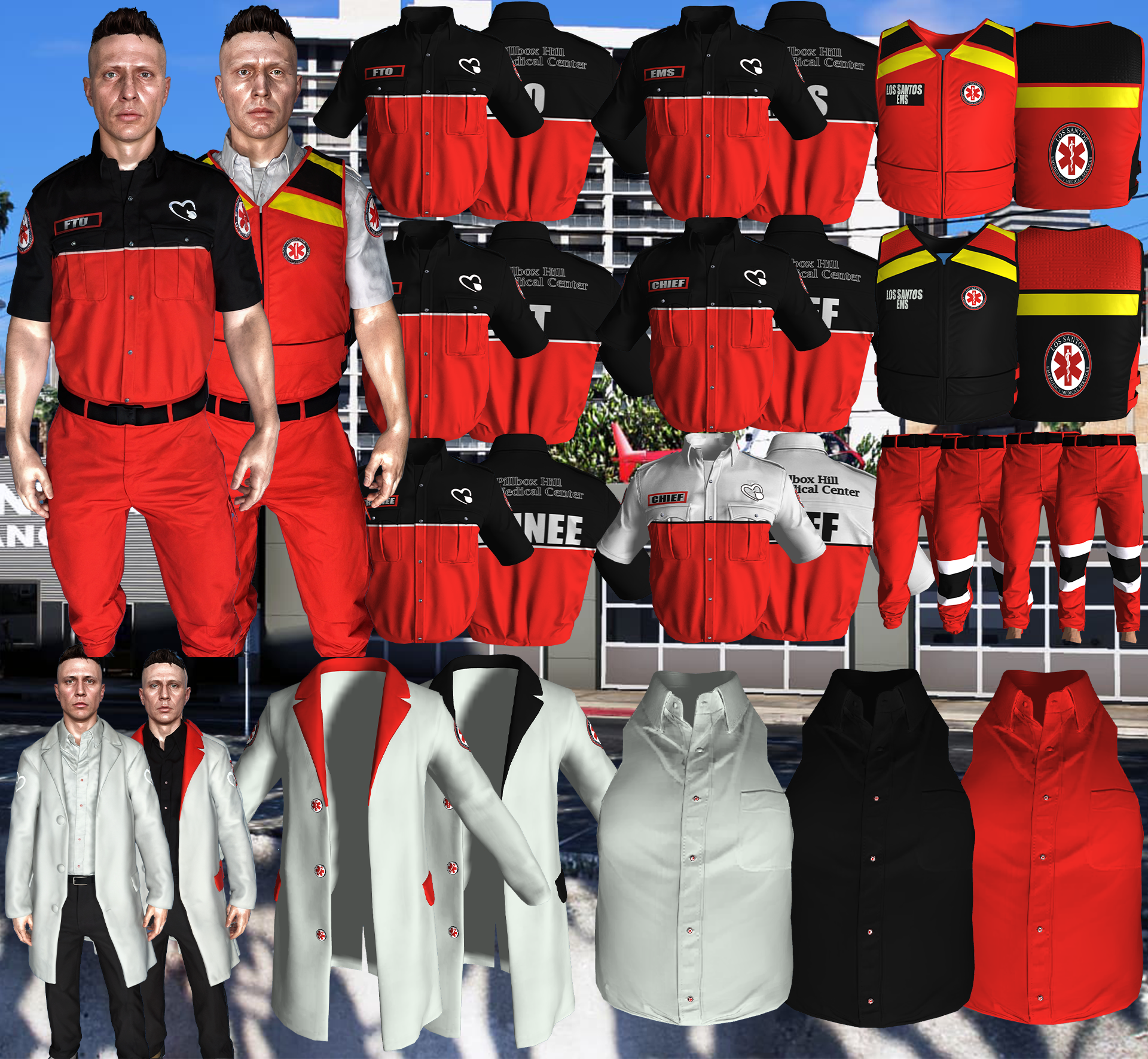 Pillbox EMS Work Uniform [Male and Female]