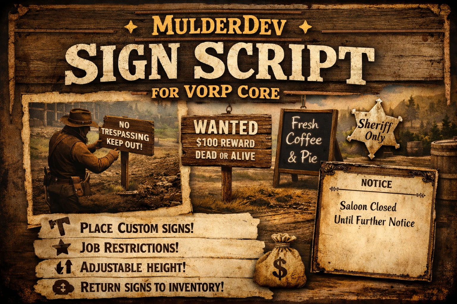 MulderDev - Sign Script