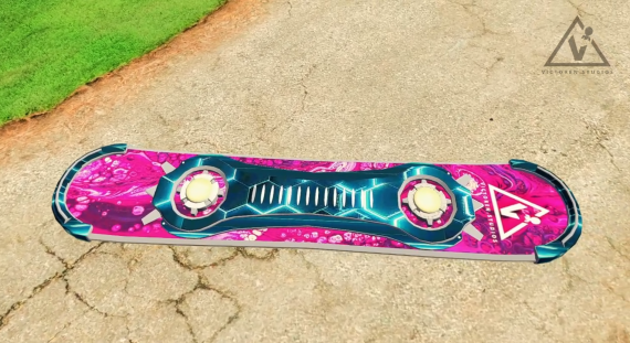 Futuristic Hoverboard