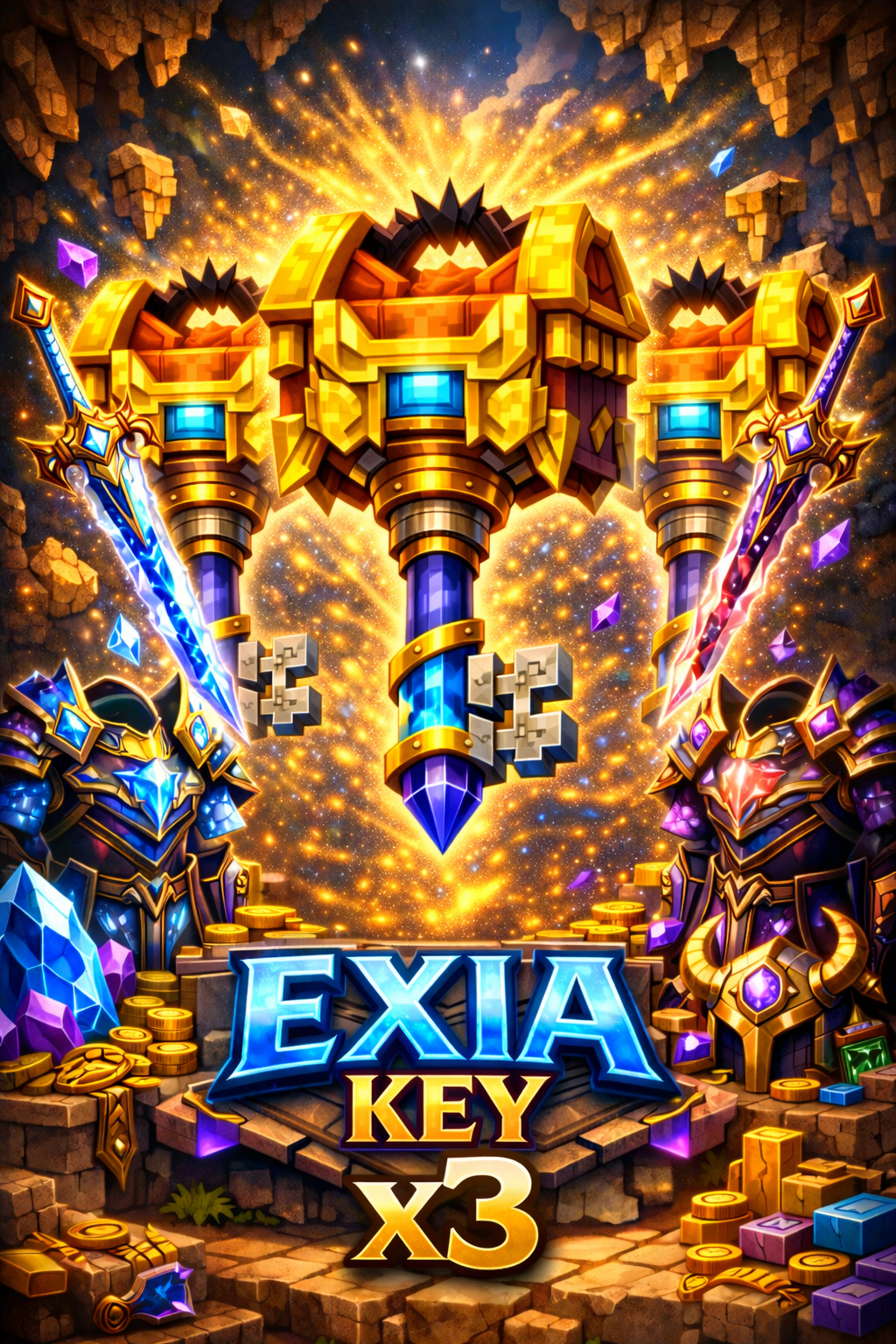 🔑 x3 Exia  Keys
