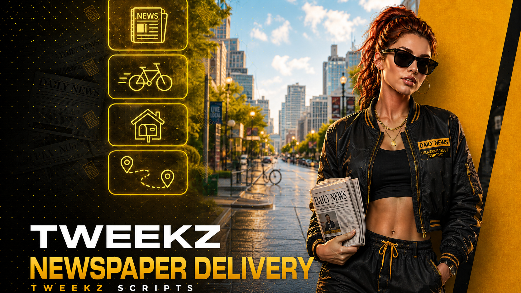 TweekzScripts - Newspaper Delivery Job