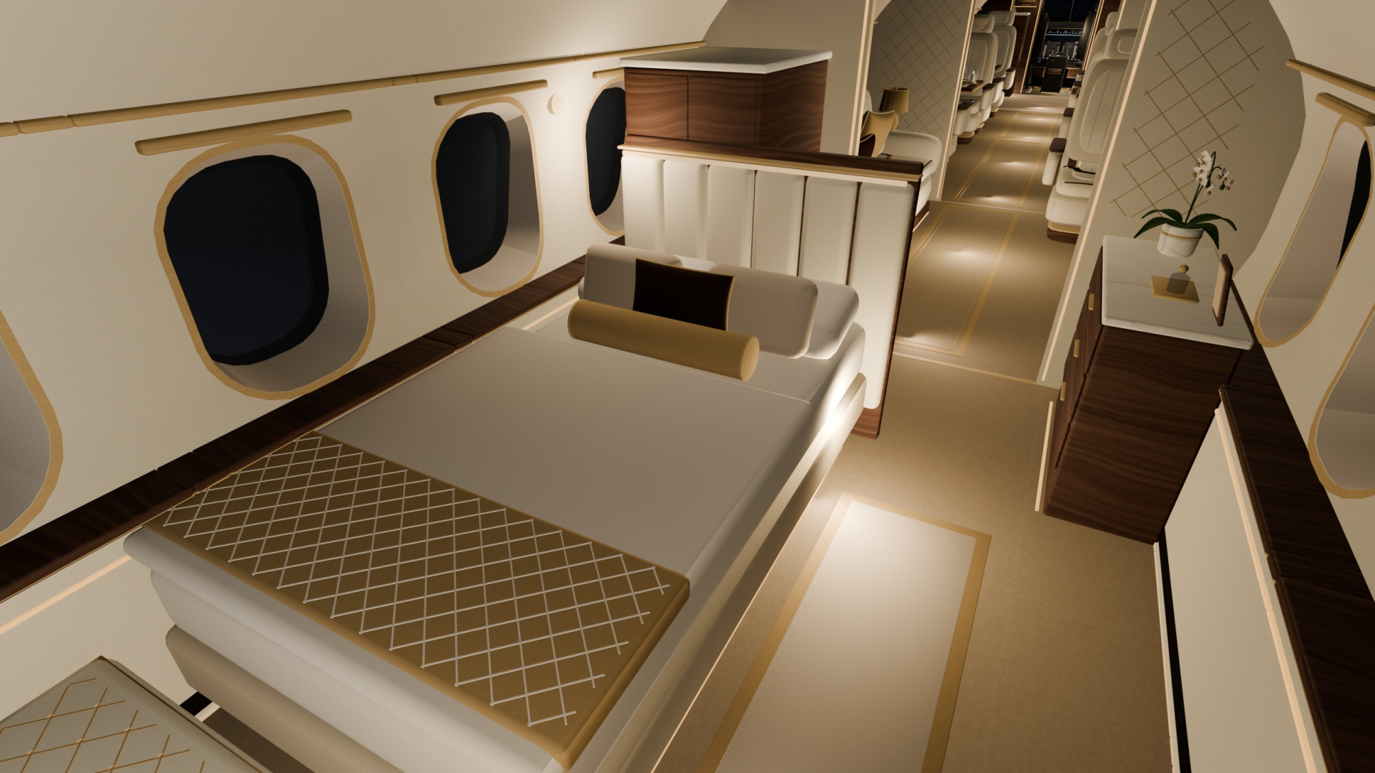 MS8000 | Ultra-Long-Range Luxury Business Jet | Walkable Cabin