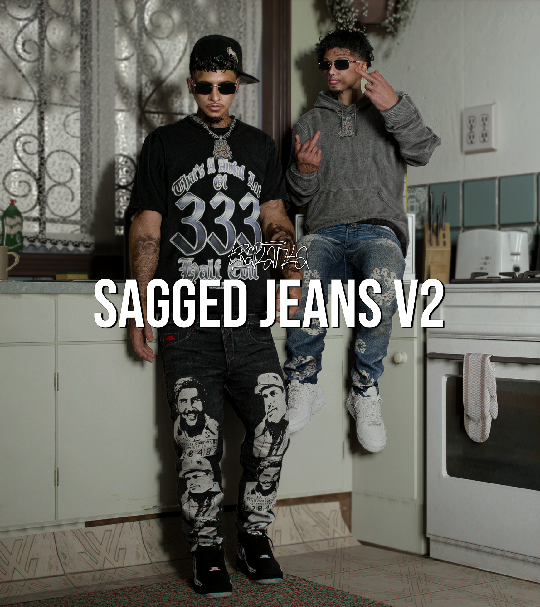 SAGGED JEANS V2