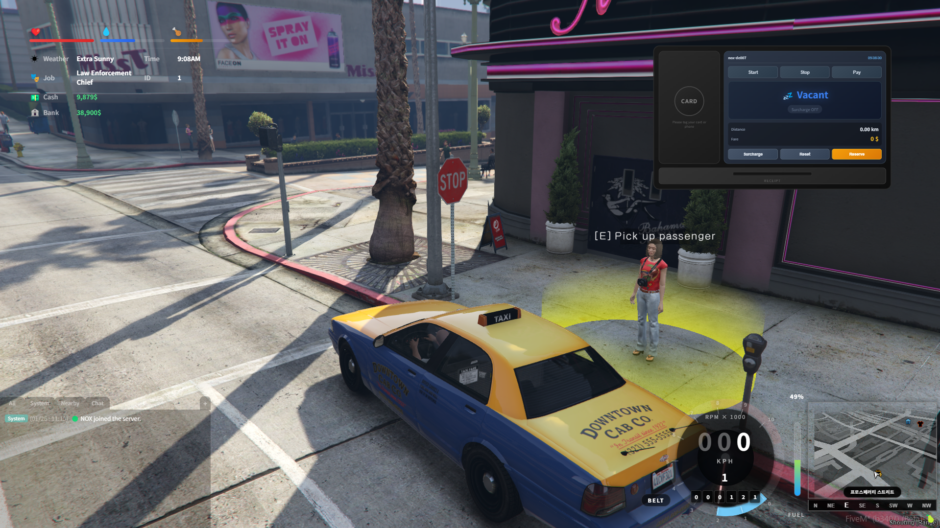 NOXCORE SCRIPT · nc taxi