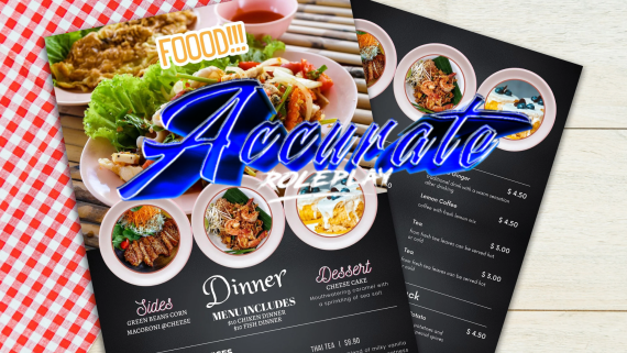 Restaurant Menu Upgrade