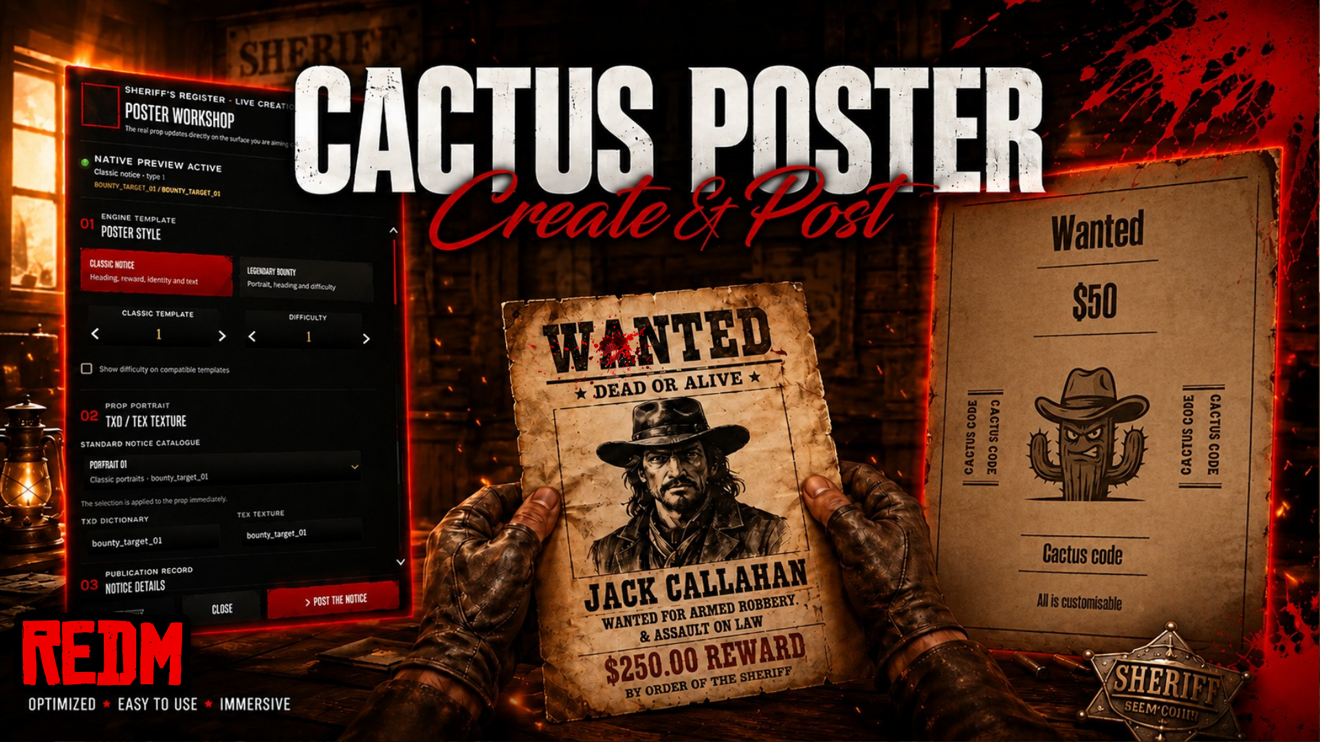 Cactus Poster Creator