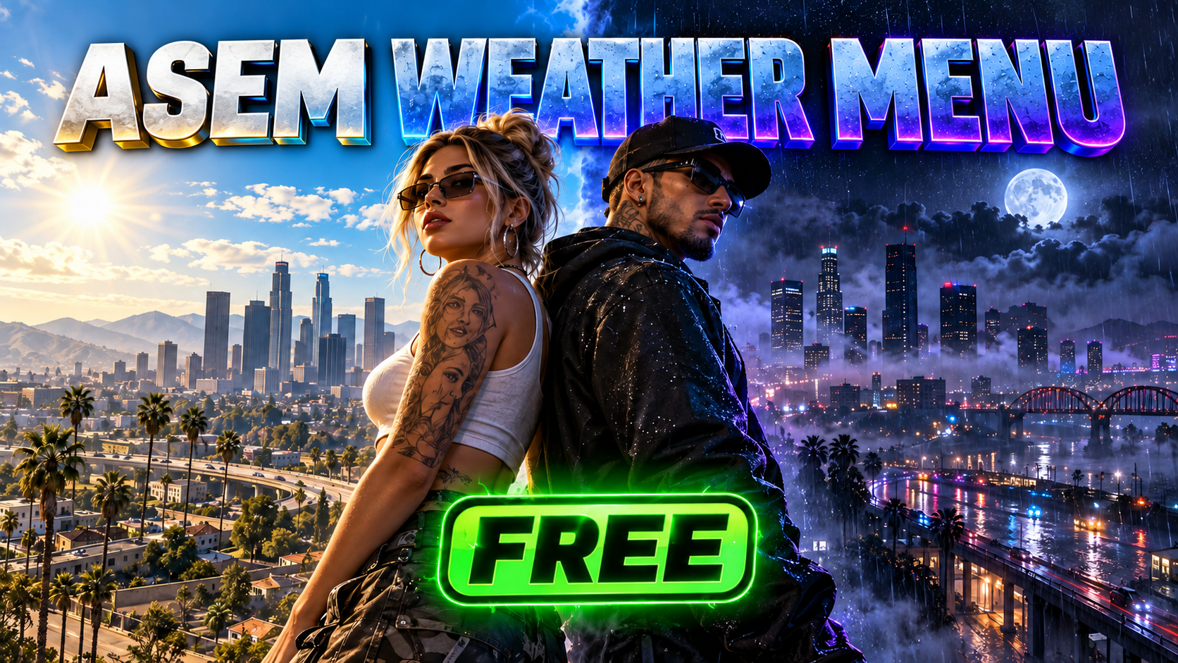 FREE FiveM Weather & Time Menu | ASEM Weather Menu