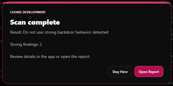 Cookie Development – FiveM Resource Security Scanner image 3