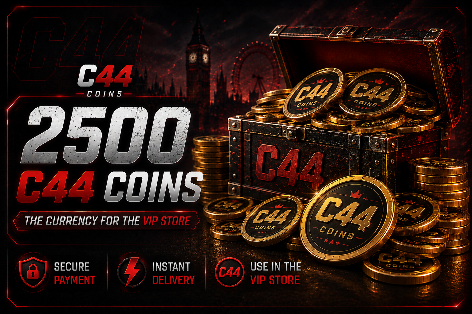 2500 C44 Coins
