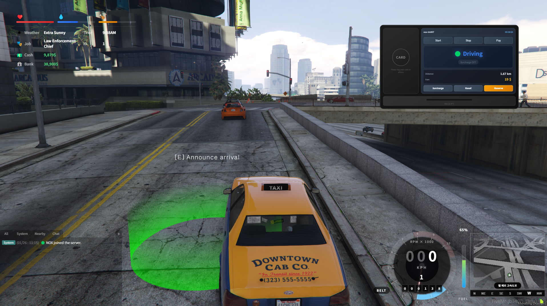 NOXCORE SCRIPT · nc taxi