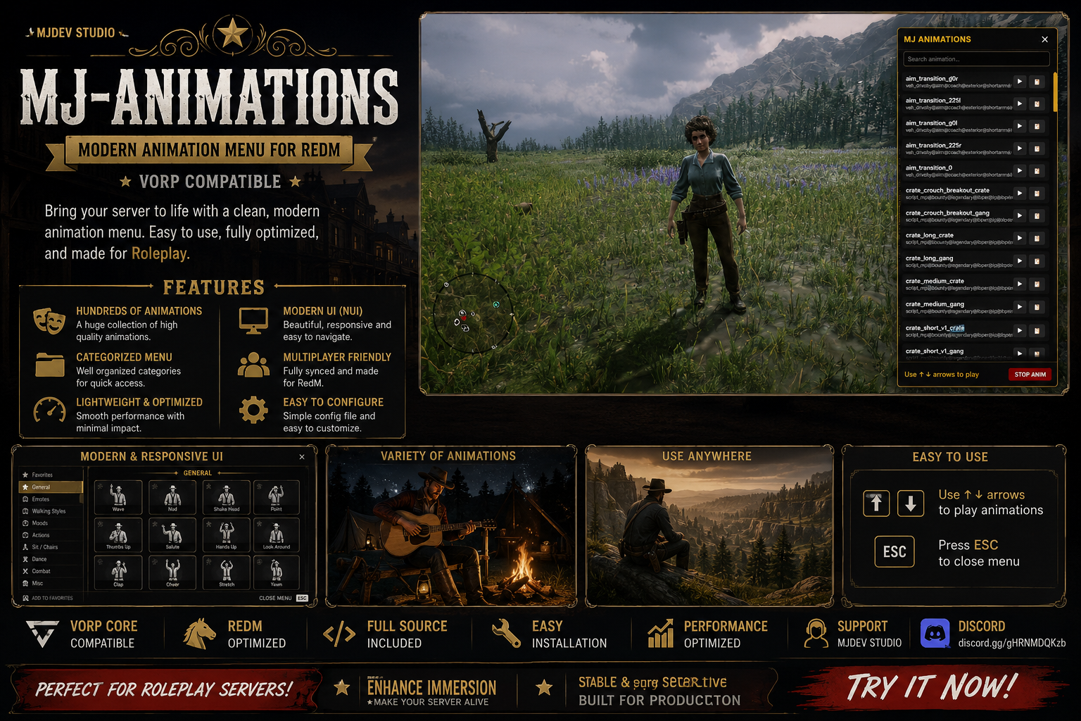 MJ-Animations UI Menu