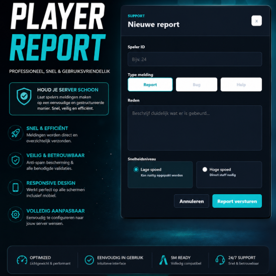 Report Systeem [BETA]