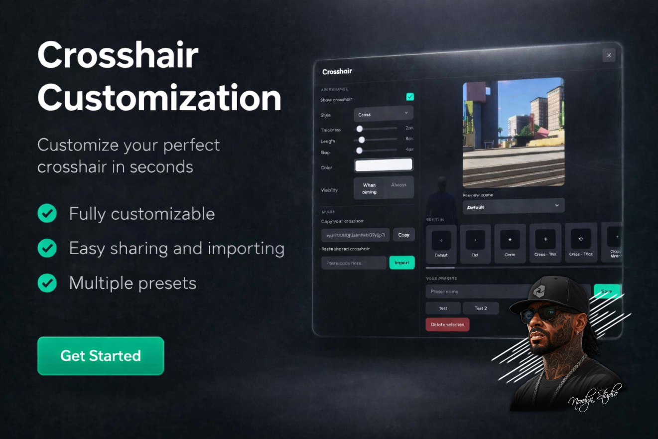 Crosshair – Custom crosshair for FiveM (Standalone)
