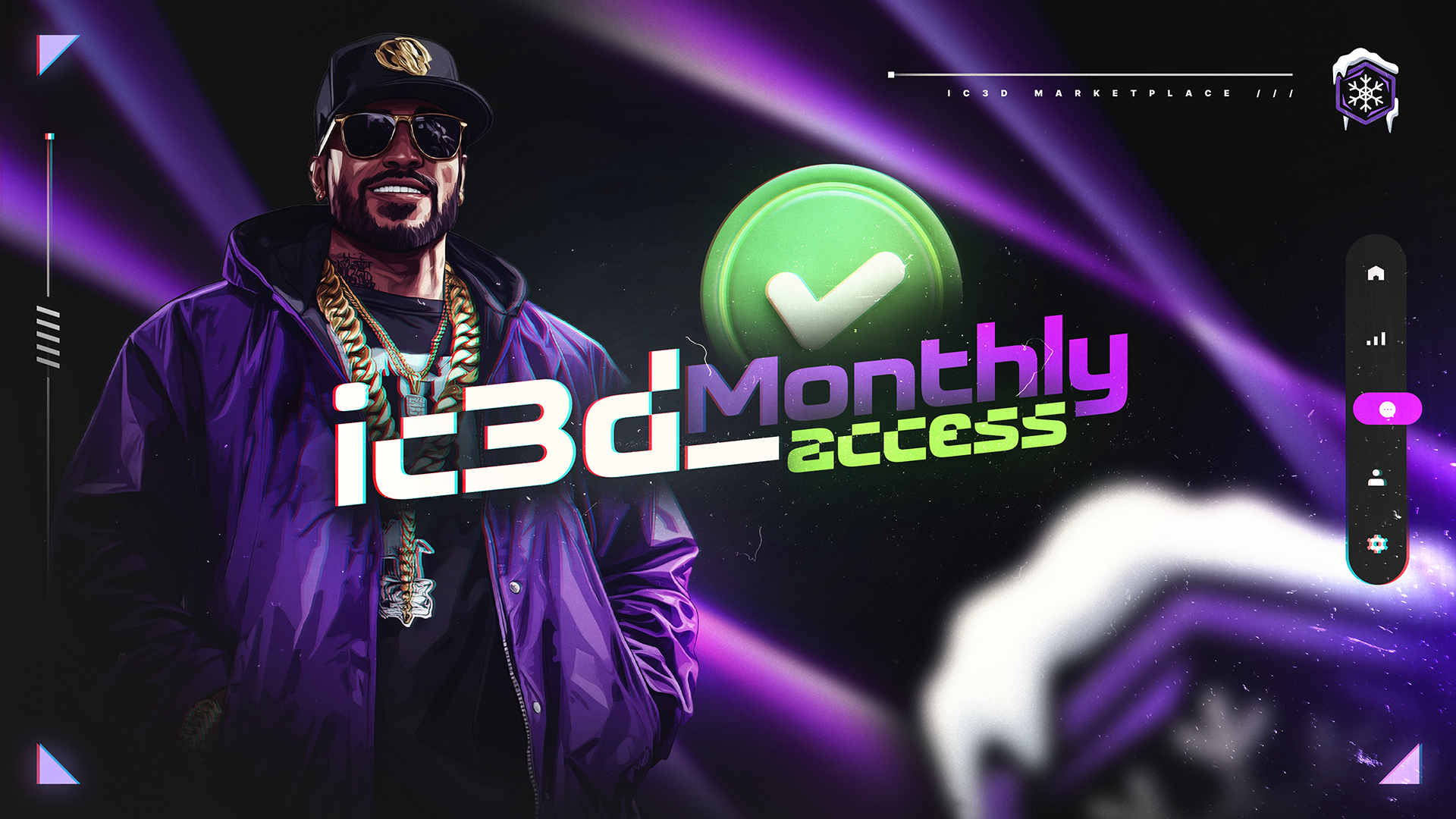 ✅ IC3D Monthly Access