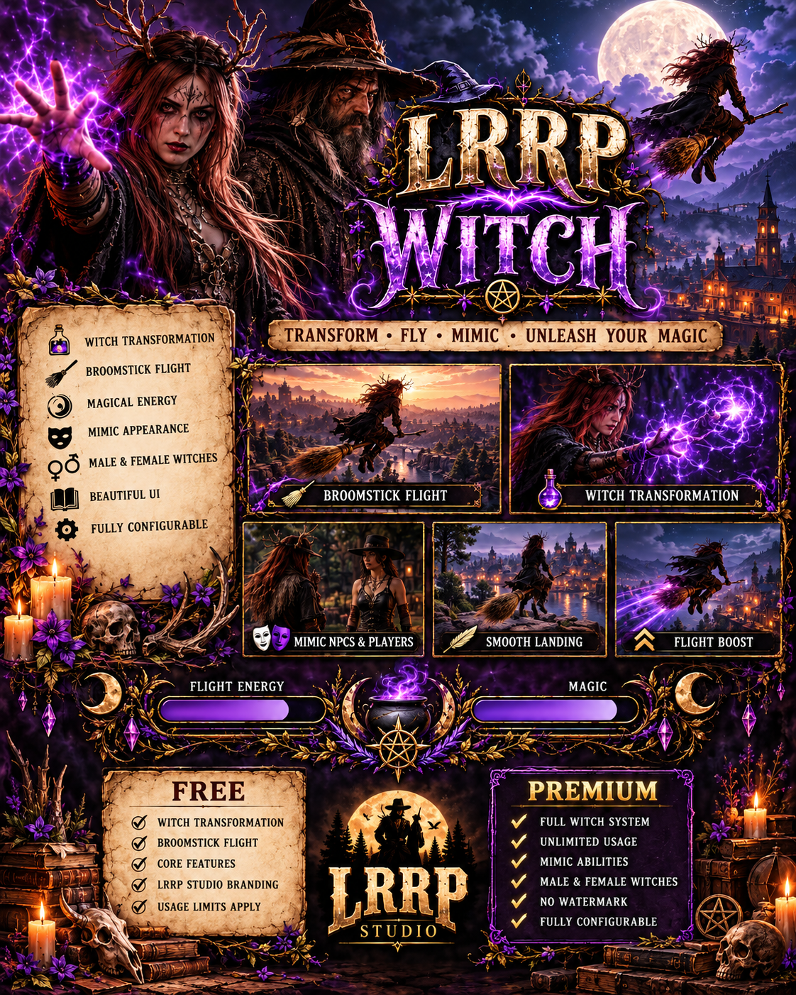 Free Witch Script