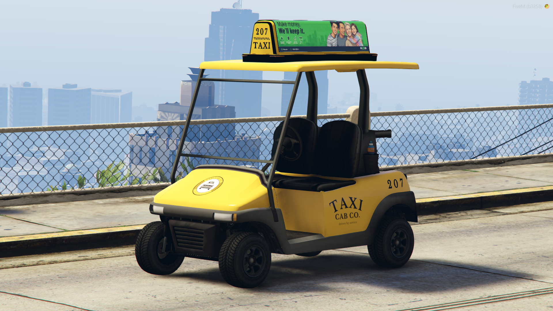 Ansicht 1 - GEIGRO Taxi für FiveM: Nagasaki Caddy