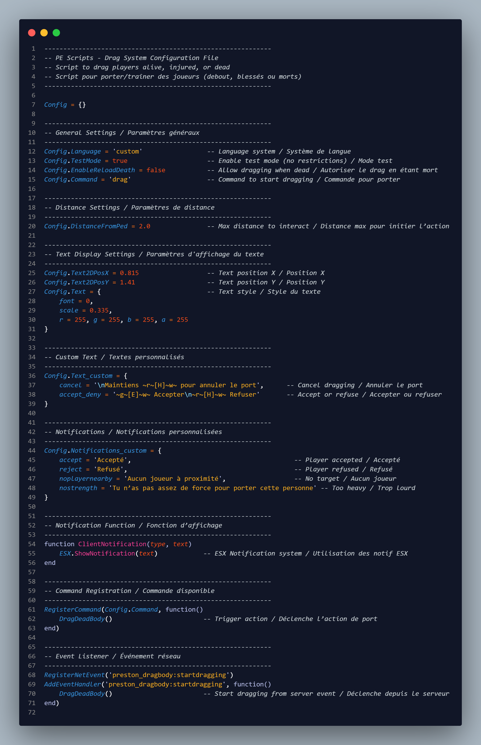 PDrag/Carry Script - FiveM Screenshot 2