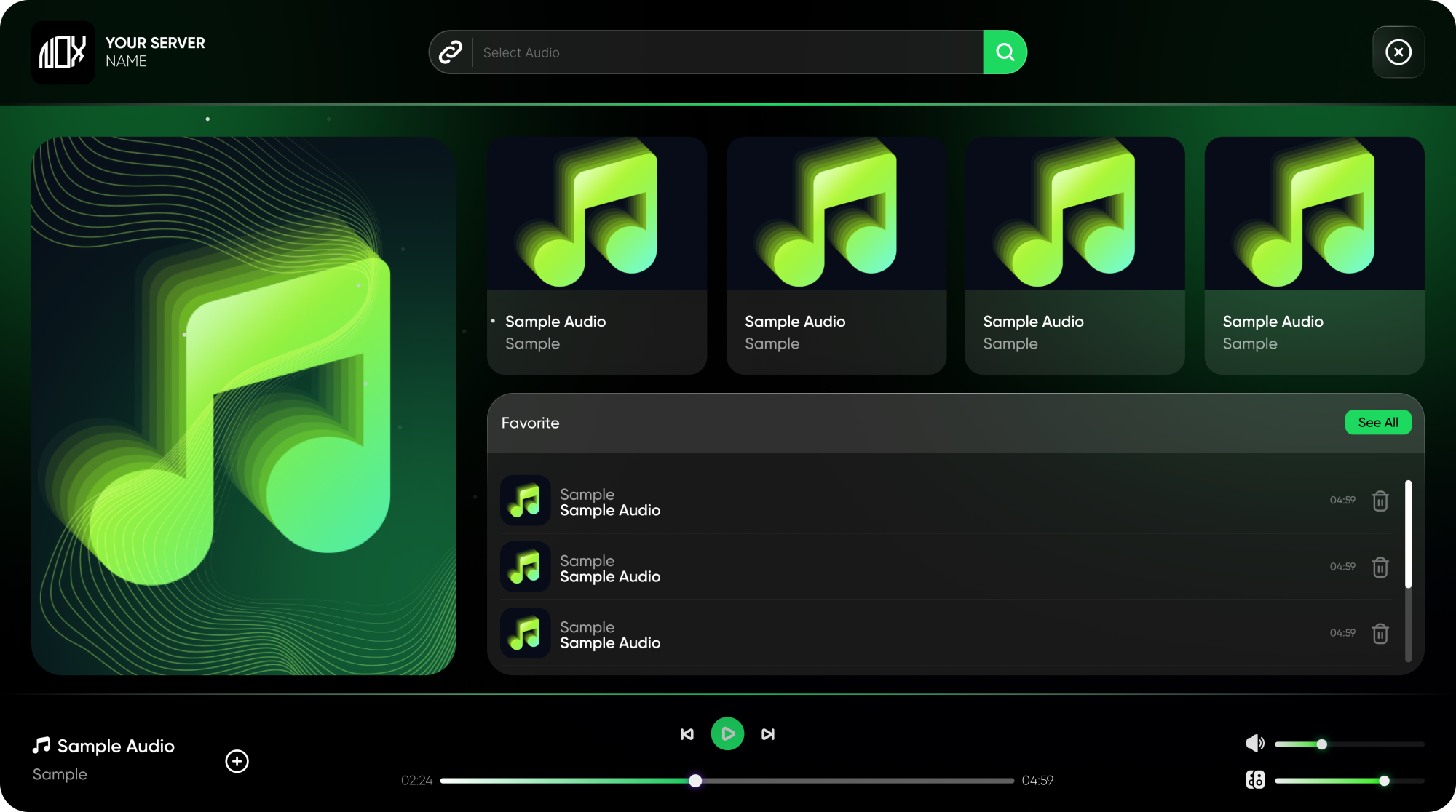 Speaker / Boombox / Caradio - Sync 3D Audio 3 Diffrent Effects - 6 Boombox Model [STANDALONE] | wais