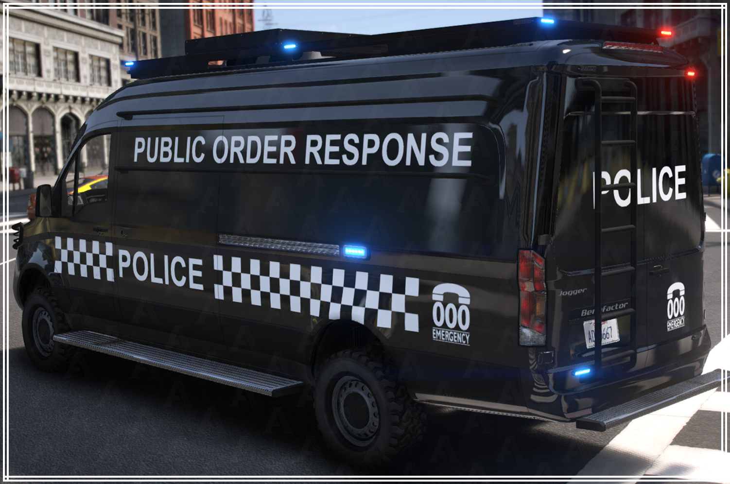 Benefactor Jogger PORT Livery (VicPol-style)