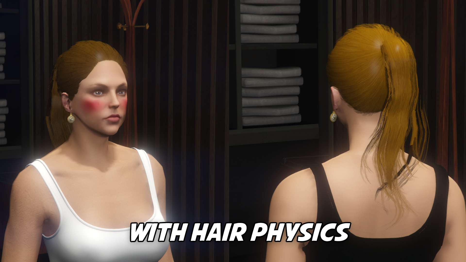 Tight High Ponytail (+Physics)