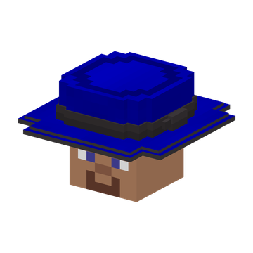 Dark Blue Fedora Hat