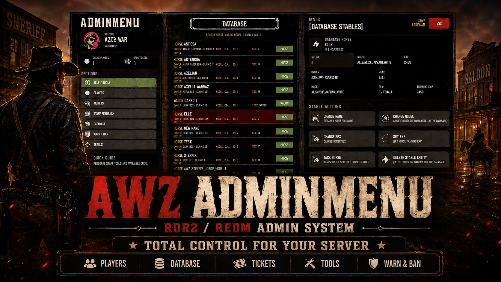 AWZ ADMINMENU