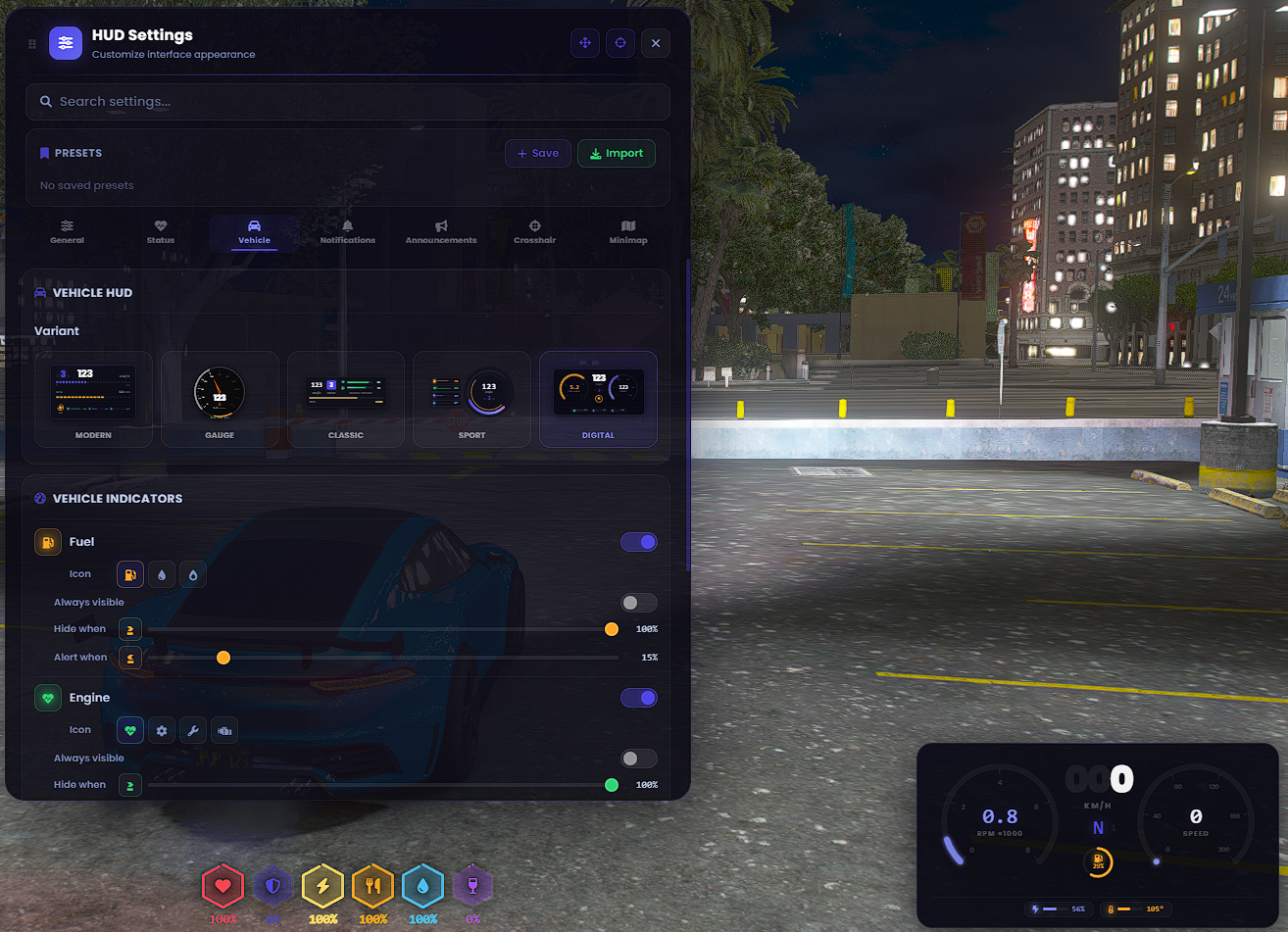 HUD Escrowed [ESX, QB, QBOX, STANDALONE]