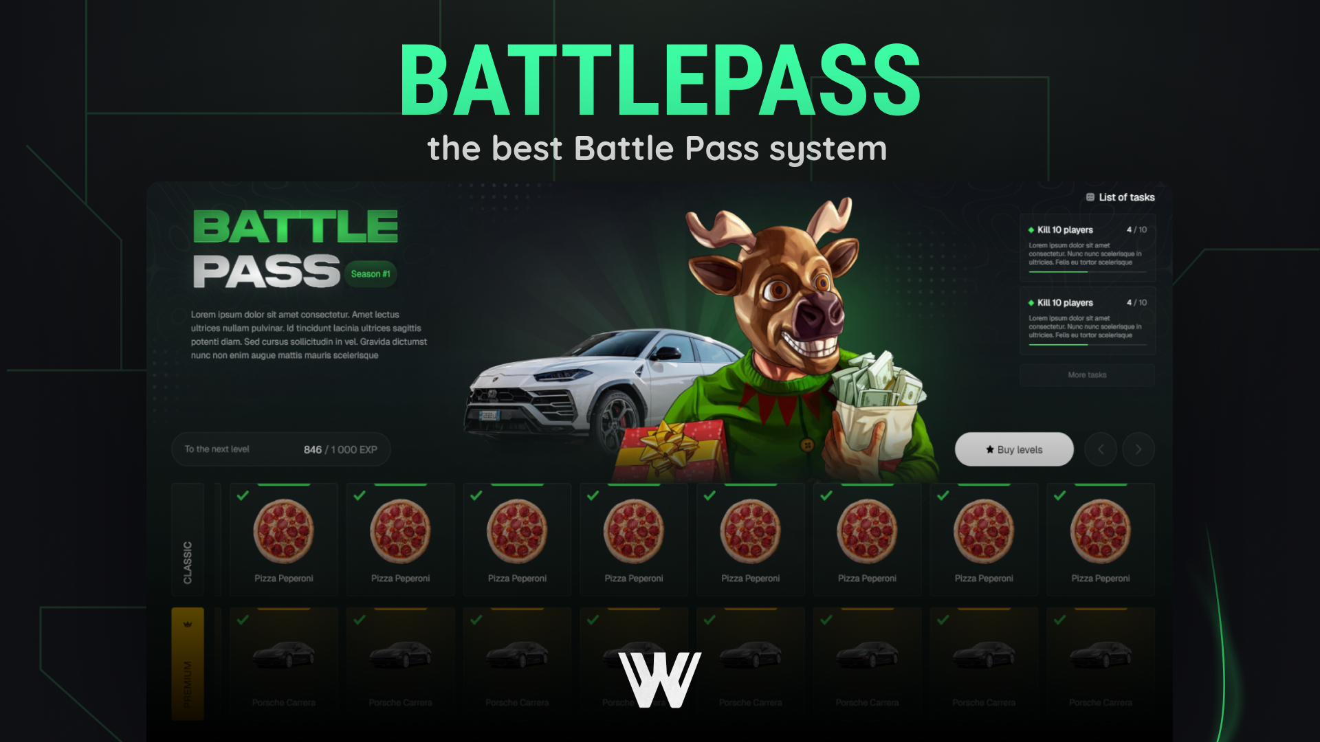 [Battlepass Script]ESX QBCORE QBOX {ESCROW}