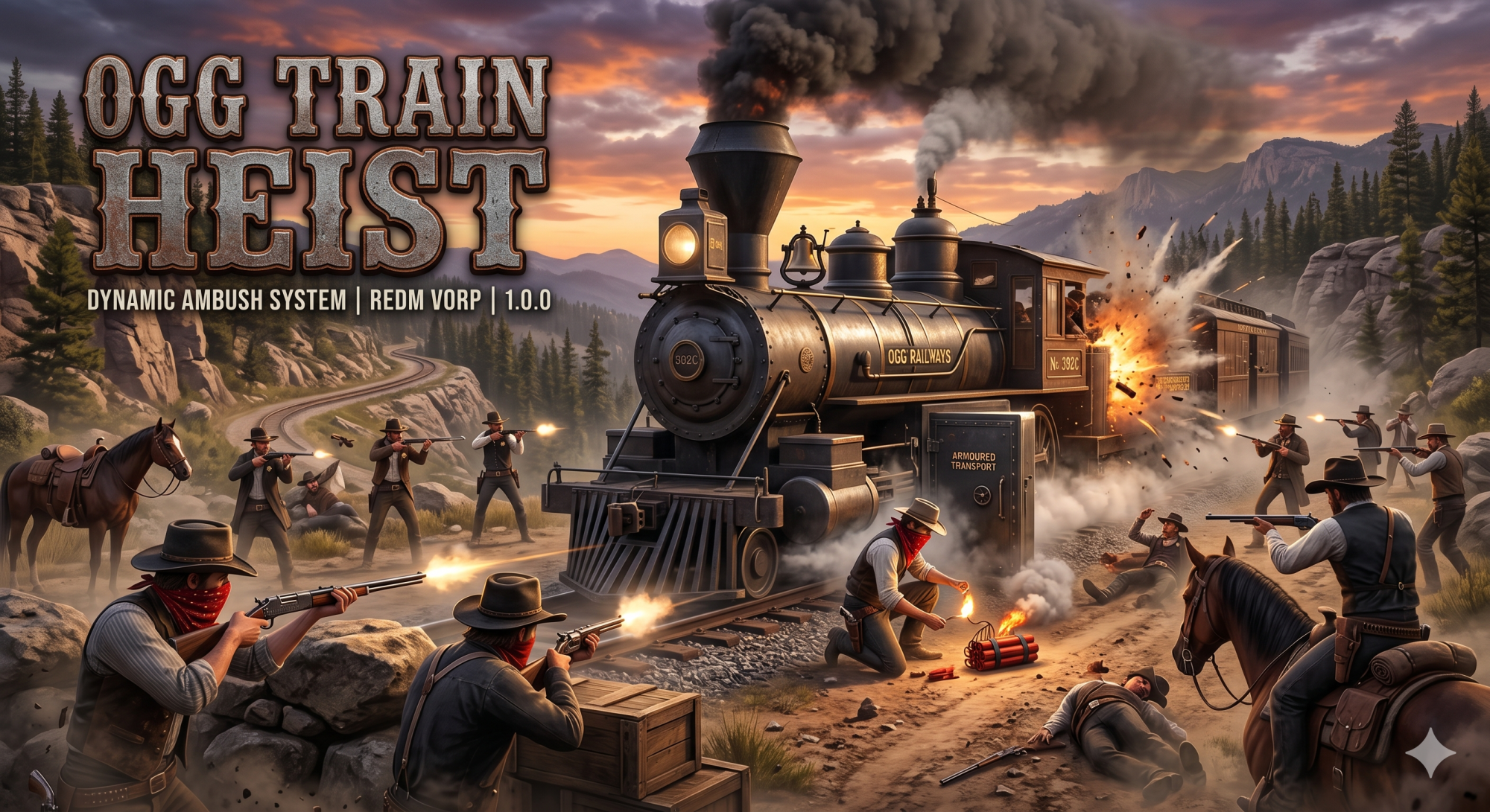 OGG Train Heist - The Ultimate Wild West Robbery Experience