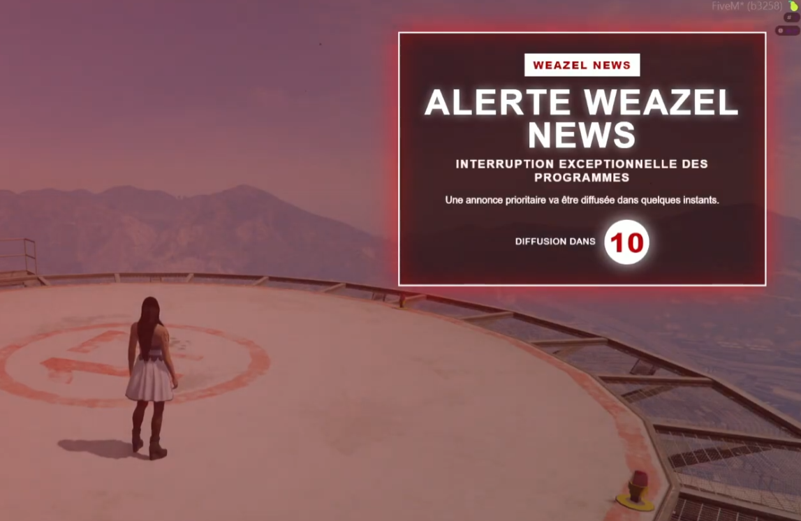 AH WEAZEL VIDEO EVENT — Server-Wide Weazel News Video Broadcast System