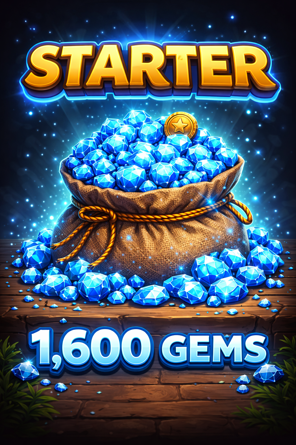1,600 Gems