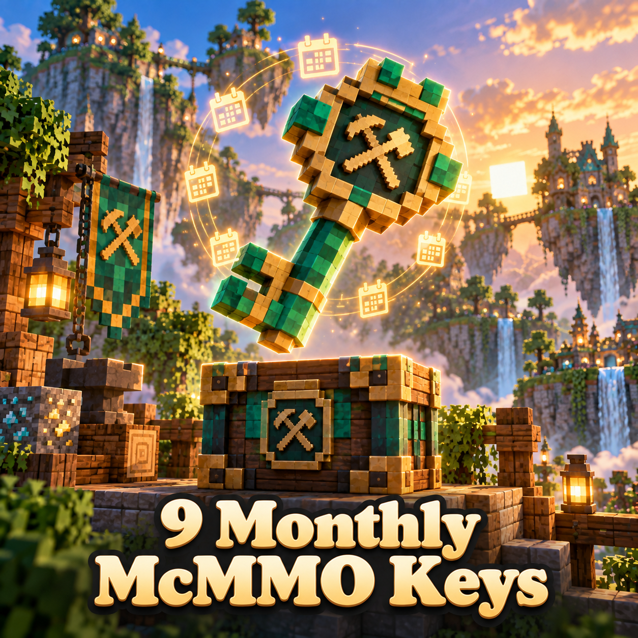 9 Monthly McMMO Keys