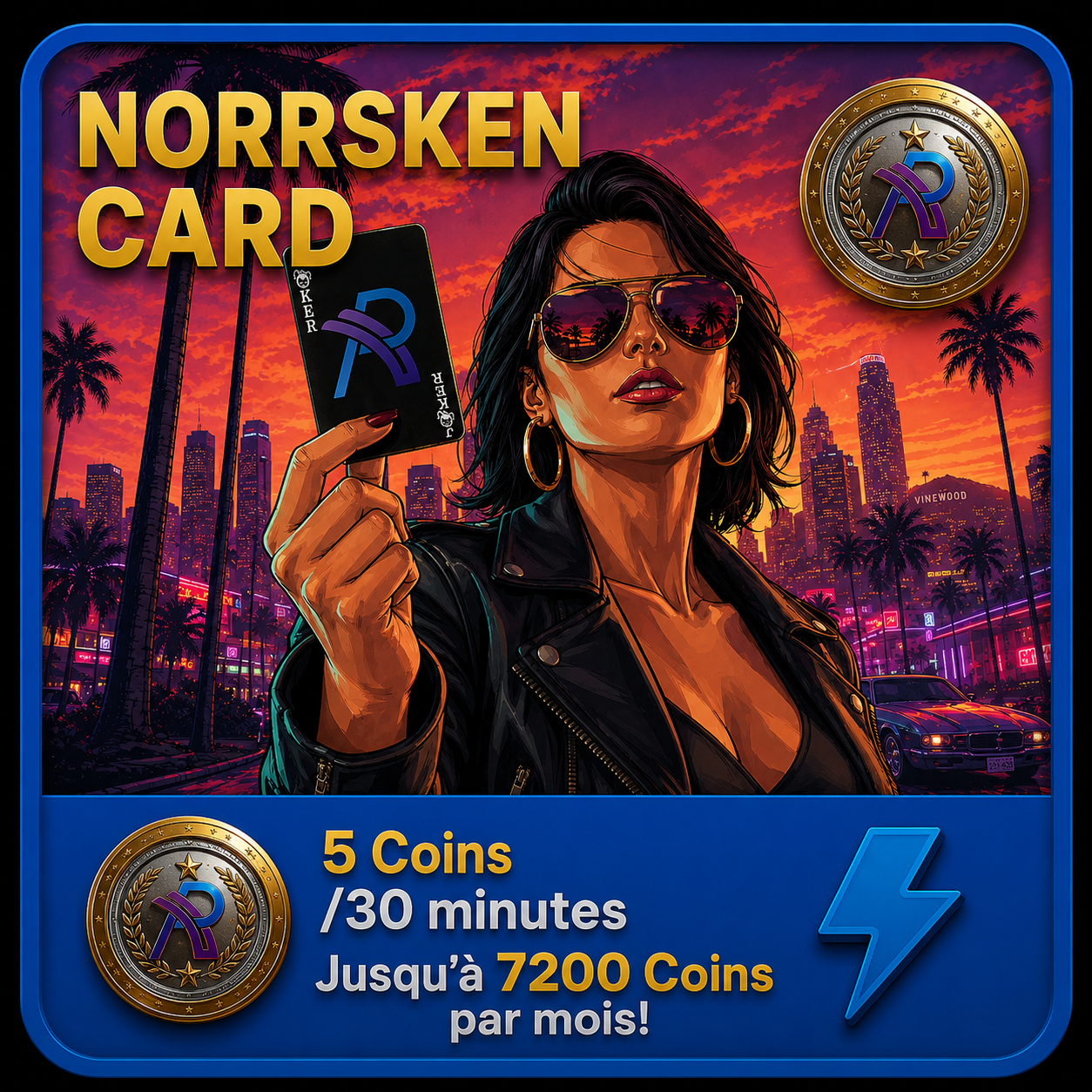 CARD BLEU