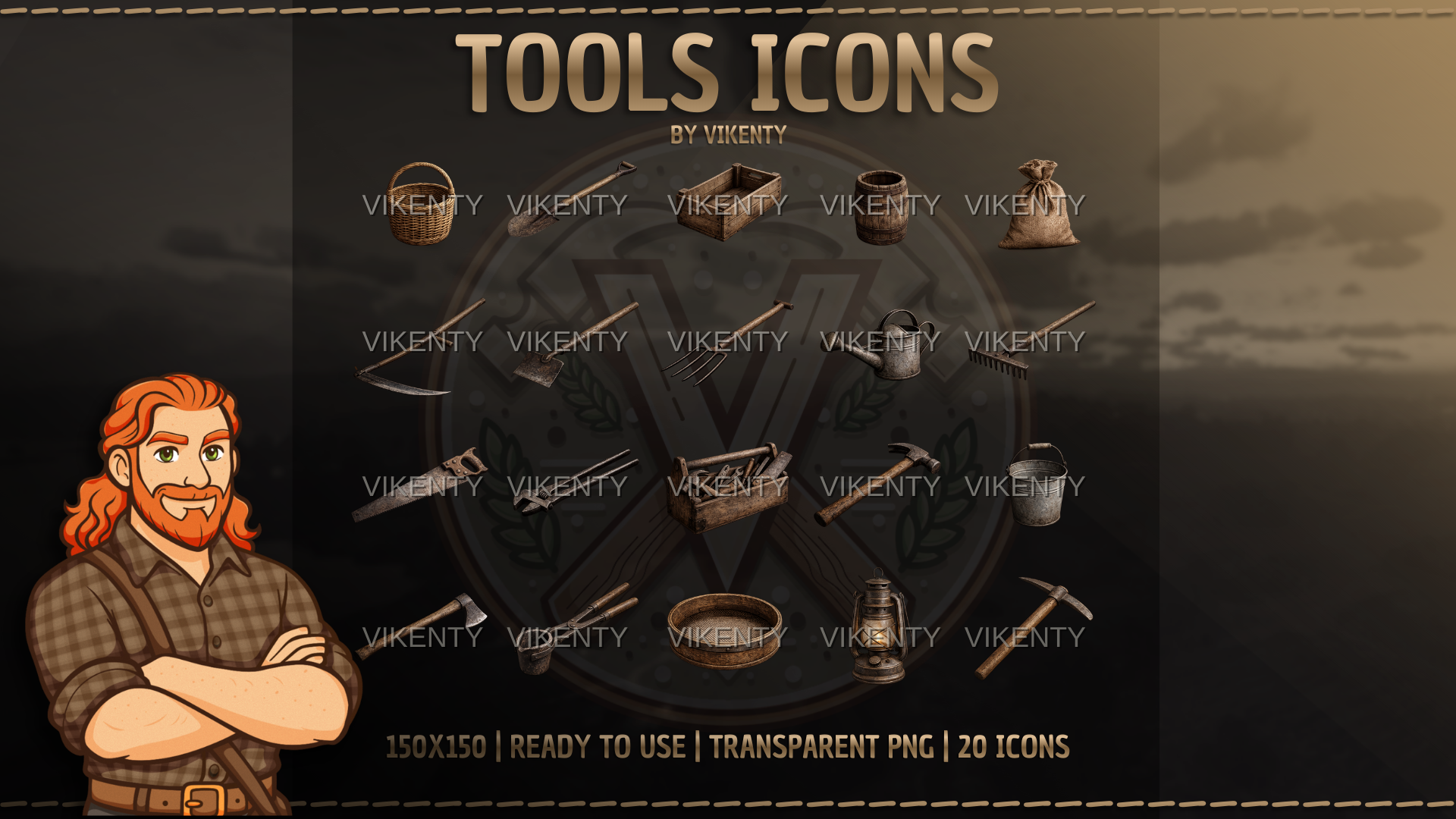 Tools Icons x20 | 01