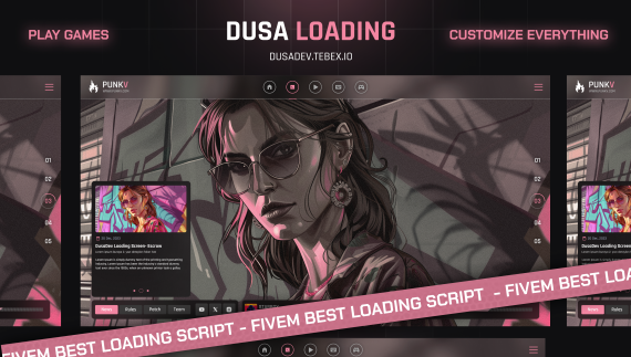 Dusa | Loading Screen | Games, Fully Customizable