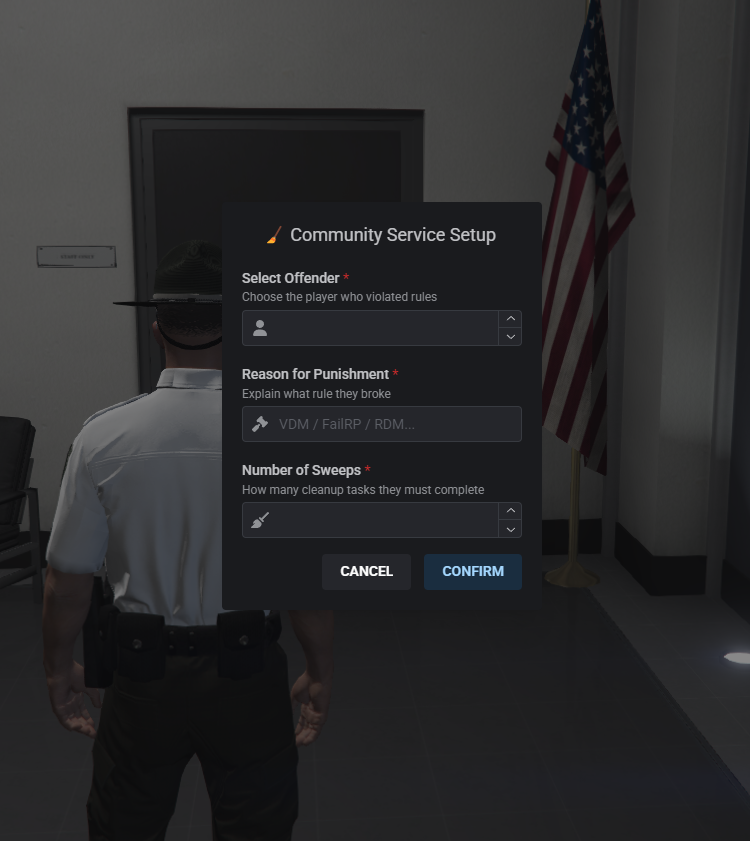 Community Service / Staff Jail