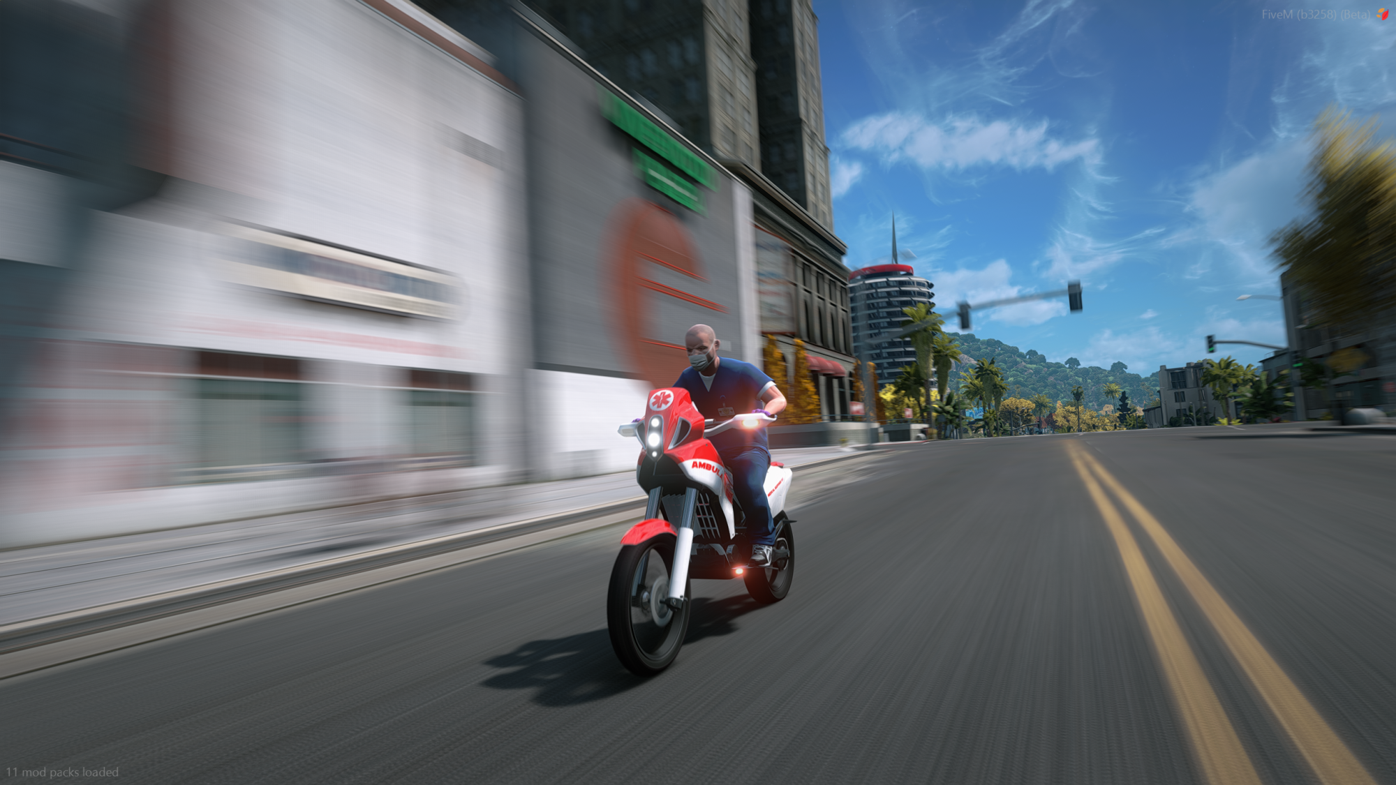 BF400 Motorcycle Ambulance Version