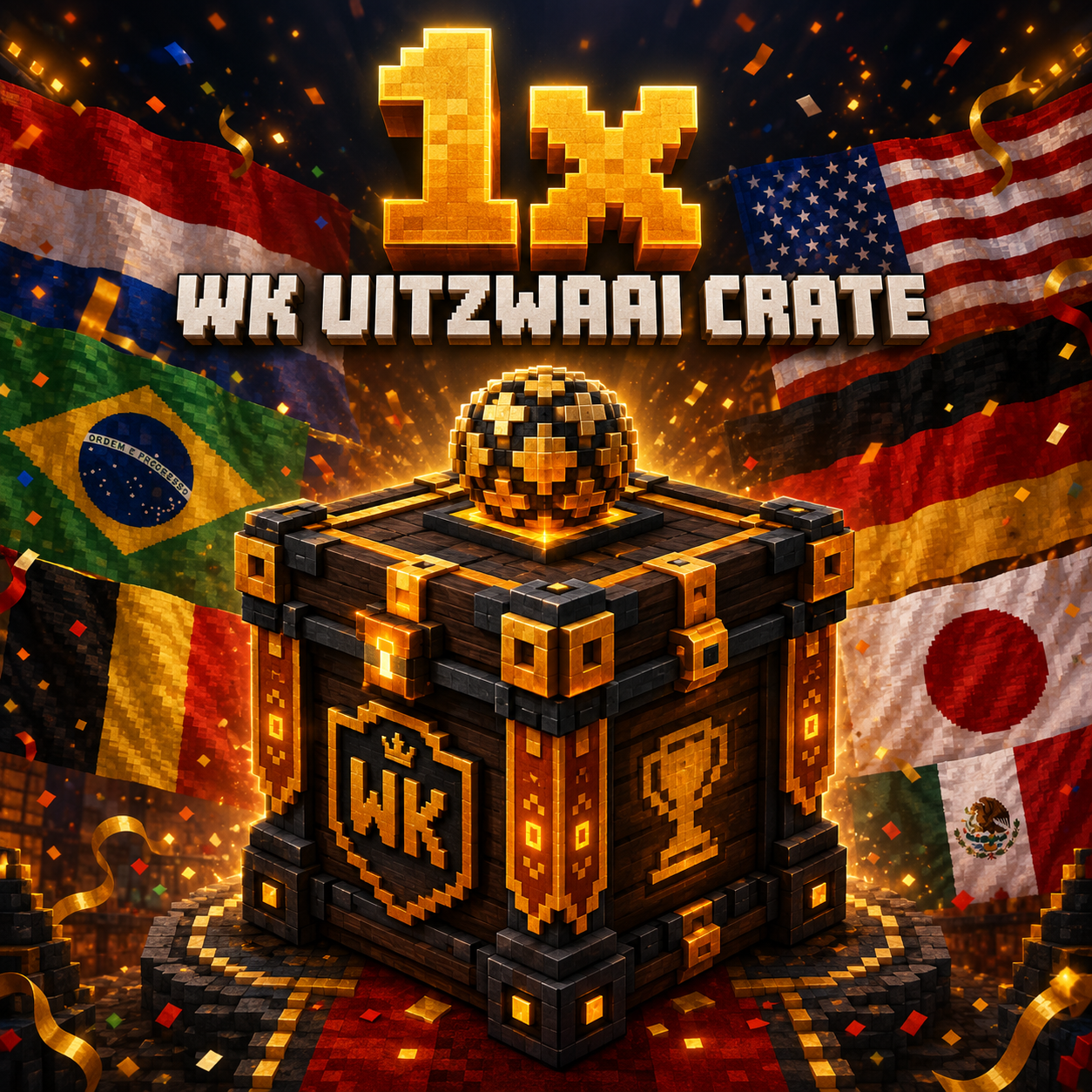 1x WK Uitzwaai Crate