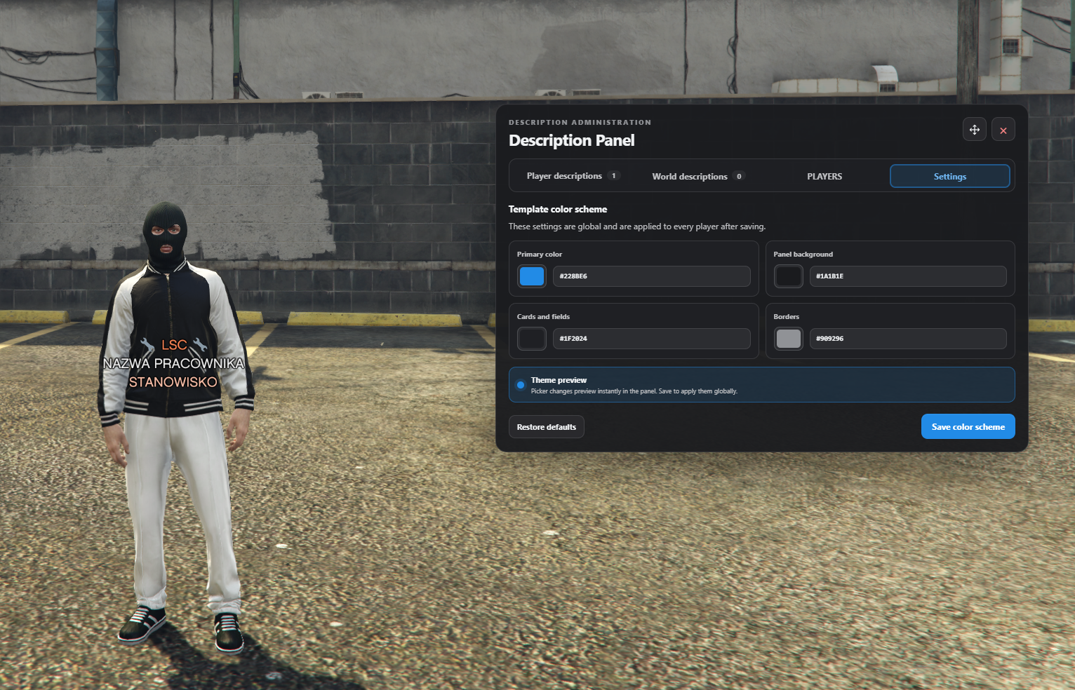 [ESX/QB][STANDALONE] [ESCROW] Modern 3D Description System